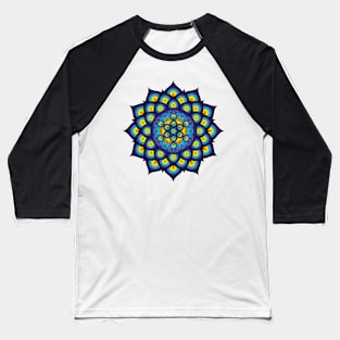 Flower of Life Metatron's Cube Baseball T-Shirt